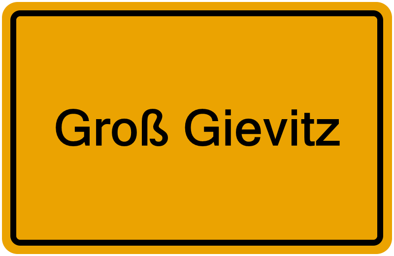 Handelsregisterauszug Groß Gievitz